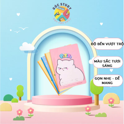 Vở Ghi Chép Petite Cat – Tập Học Sinh Họa Tiết Mèo Đáng Yêu